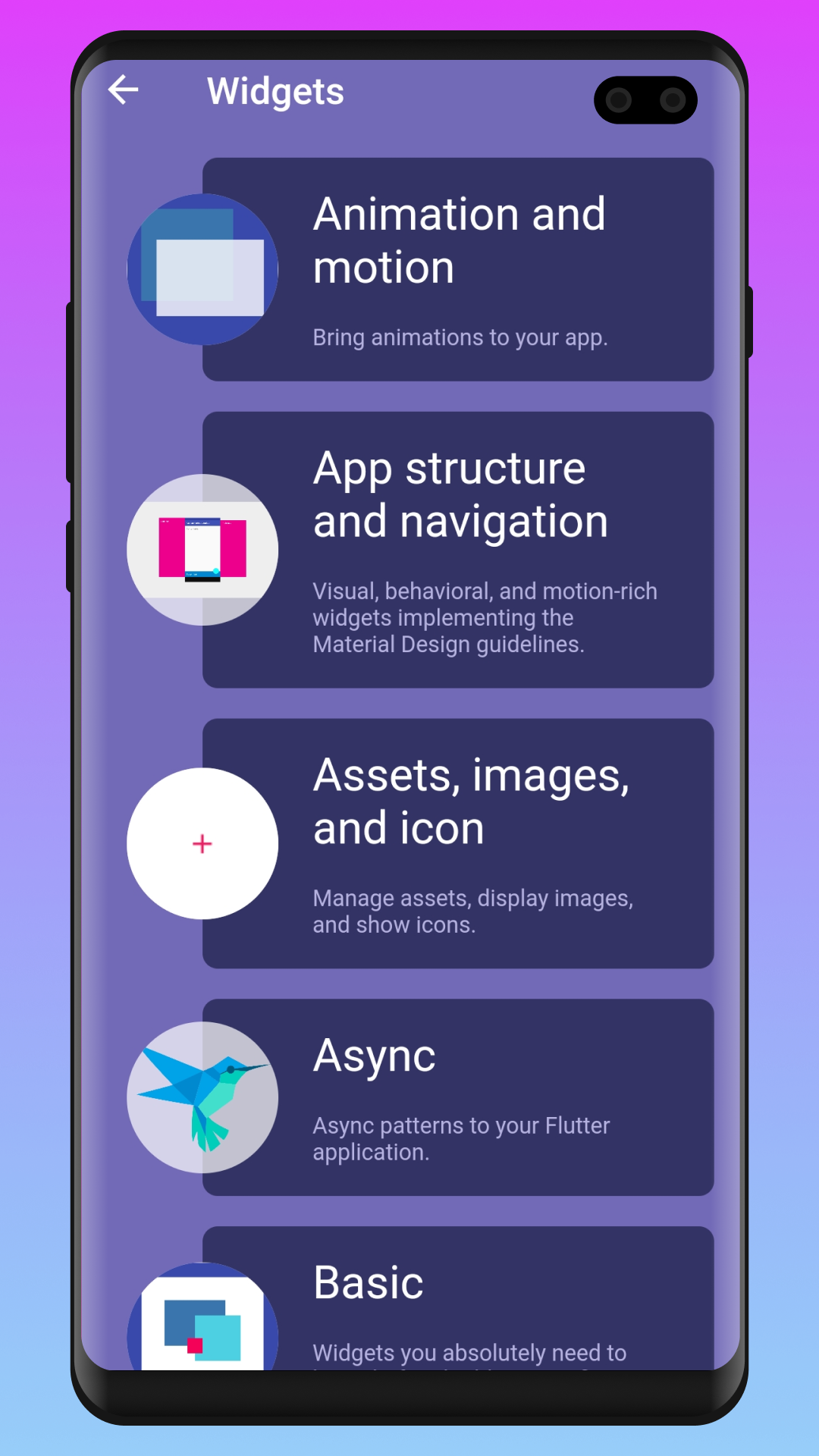Flutter Awesome Gallery It's All Widgets!
