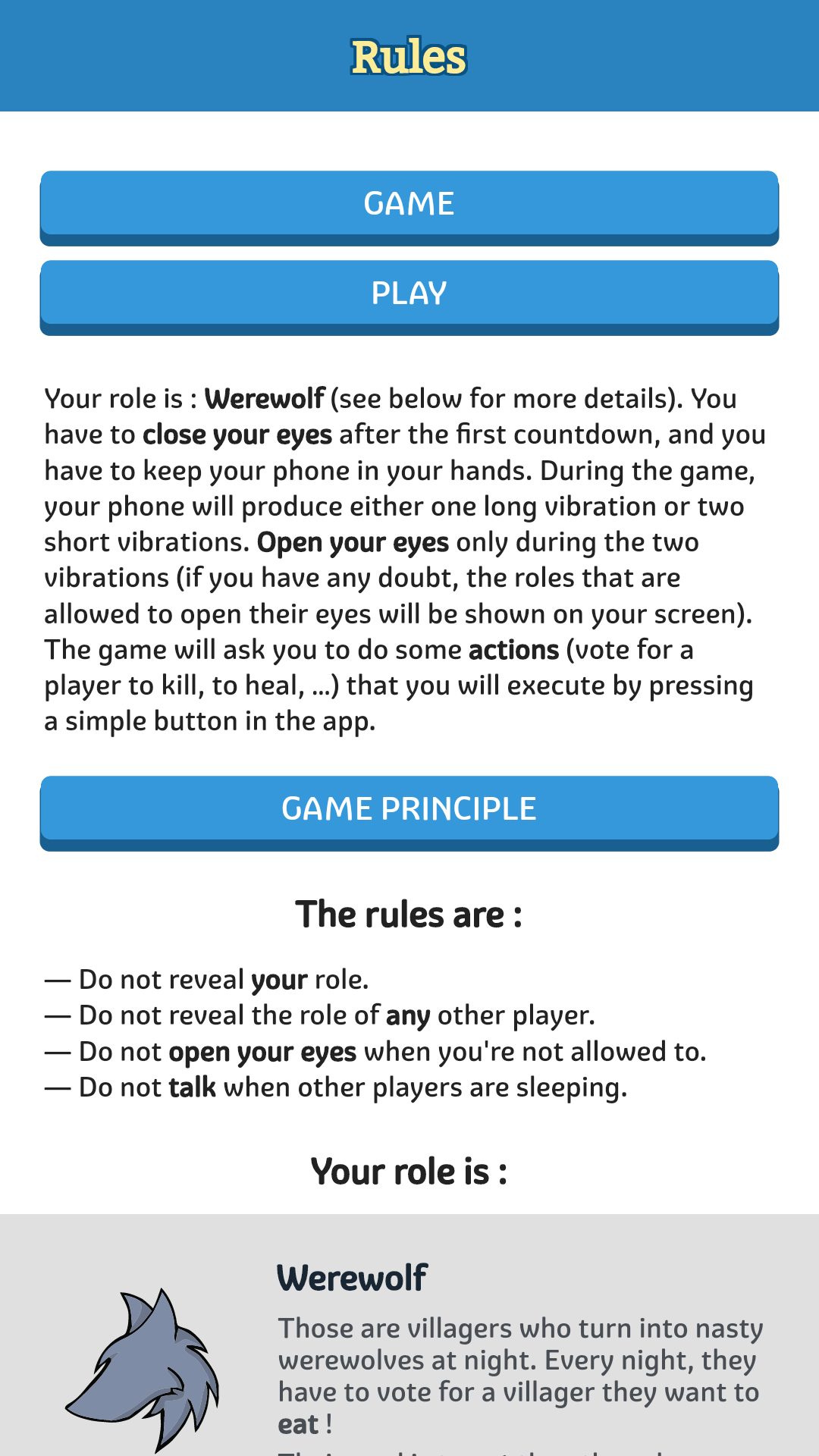 Mobile Werewolf – The Werewolf game on smartphone | It's All Widgets!