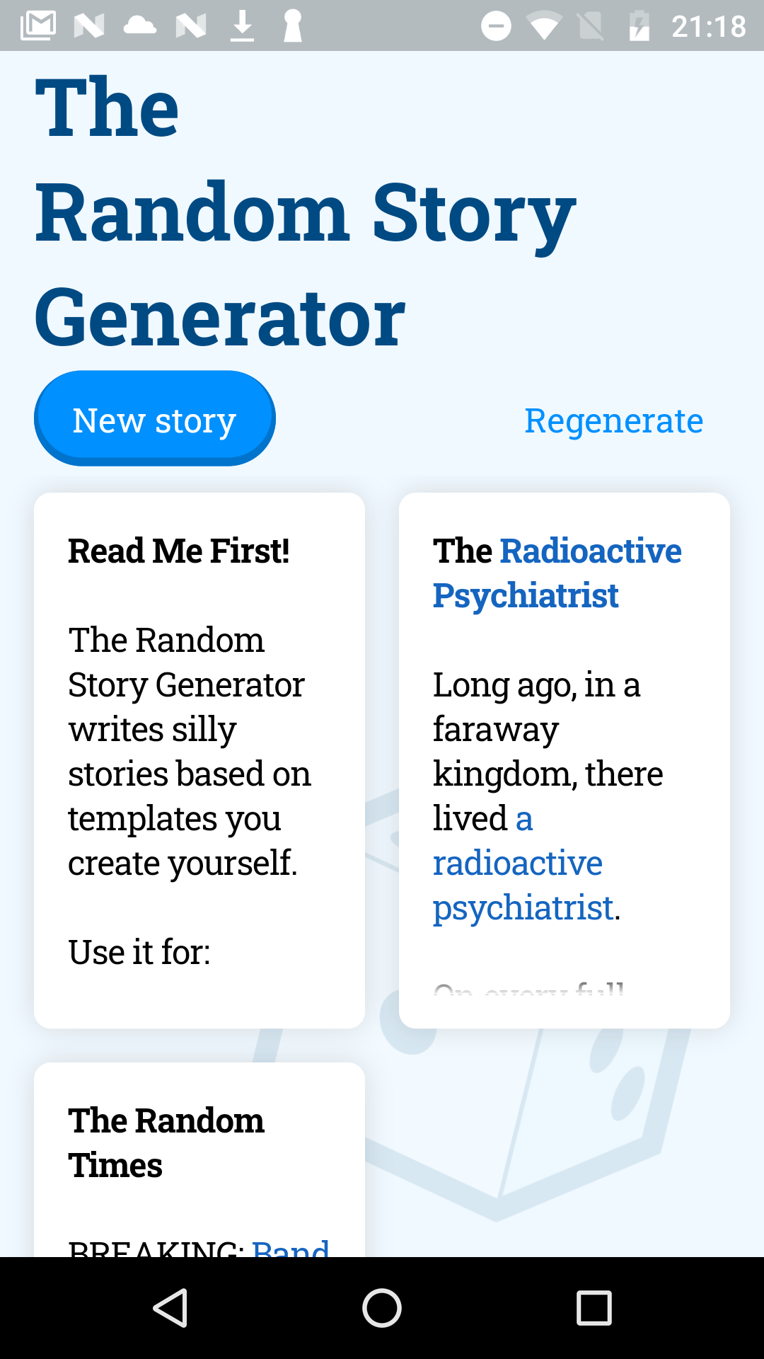 random story topic generator