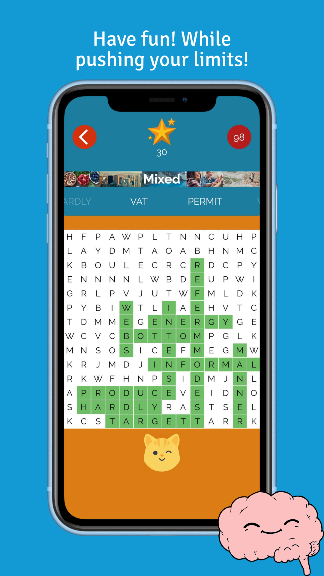Smartle - a word puzzle game I made in Flutter. Daily challenge is