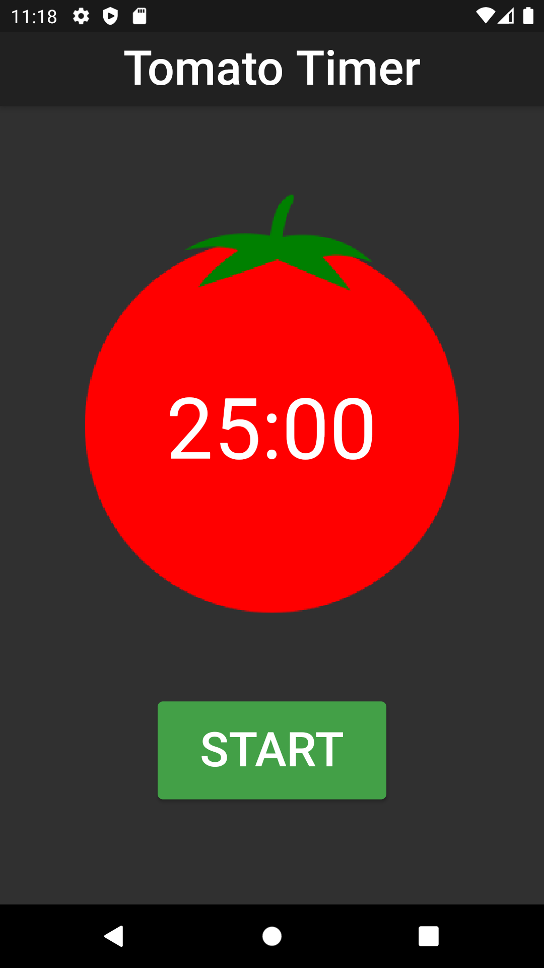 25 minute timer tomato