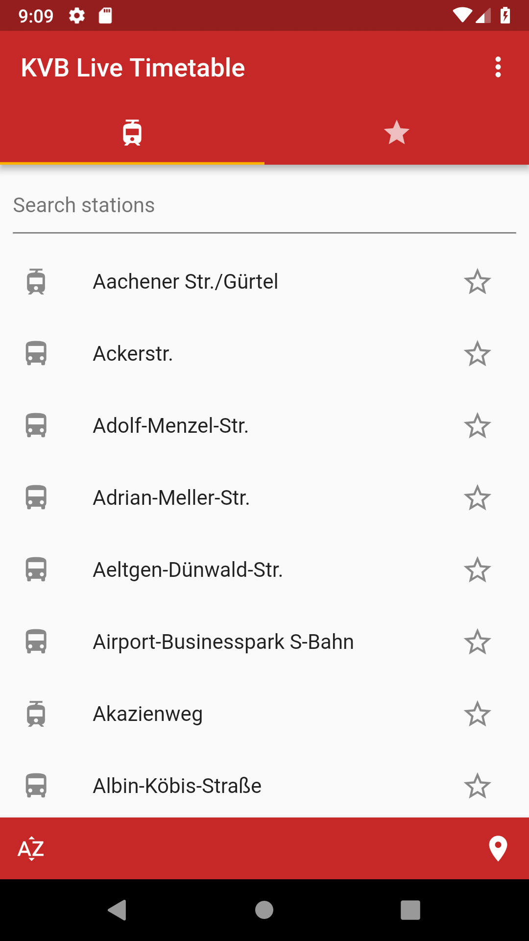 KVB Live Timetable It's All Widgets!