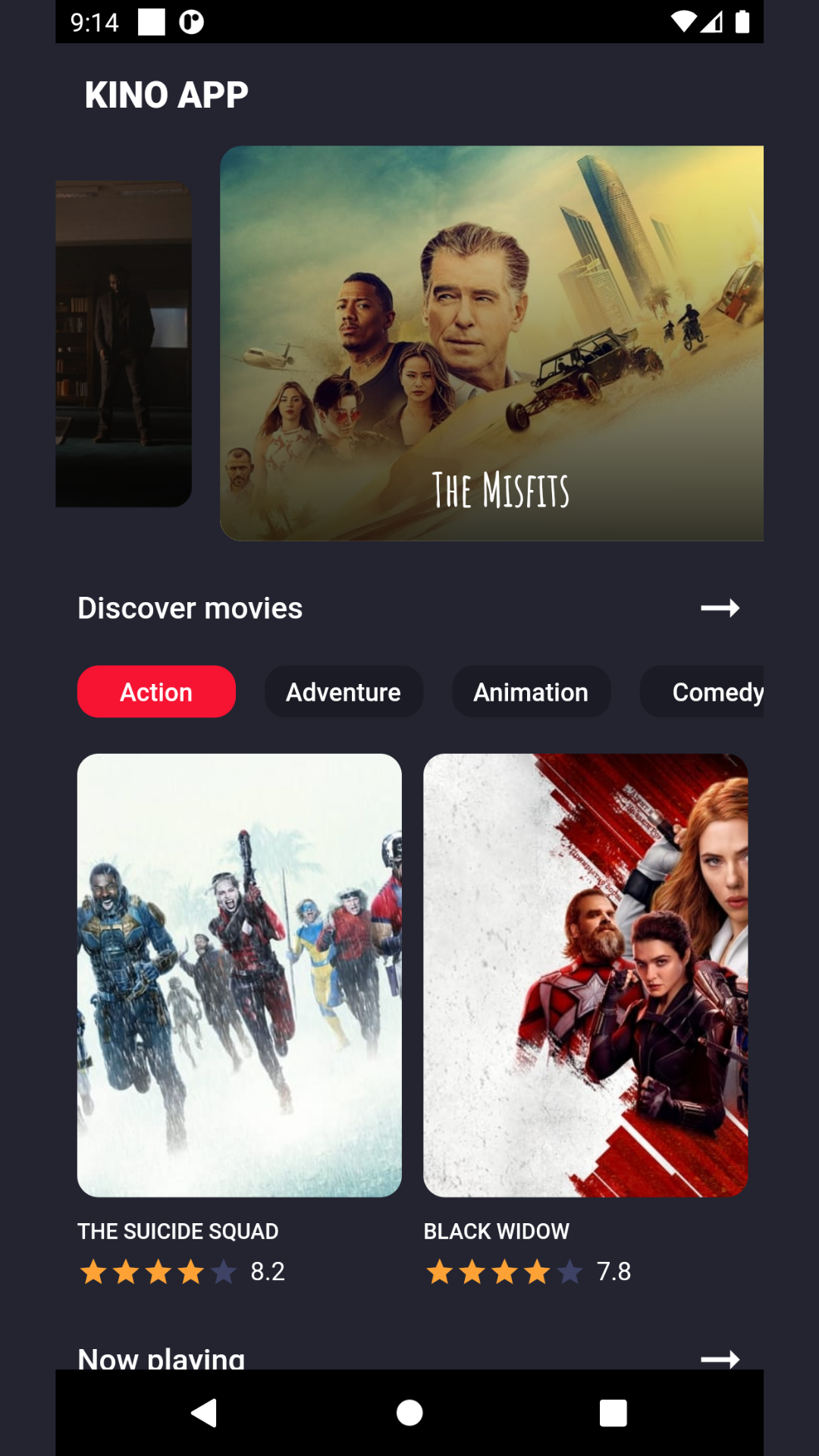 Kino App | It's All Widgets!