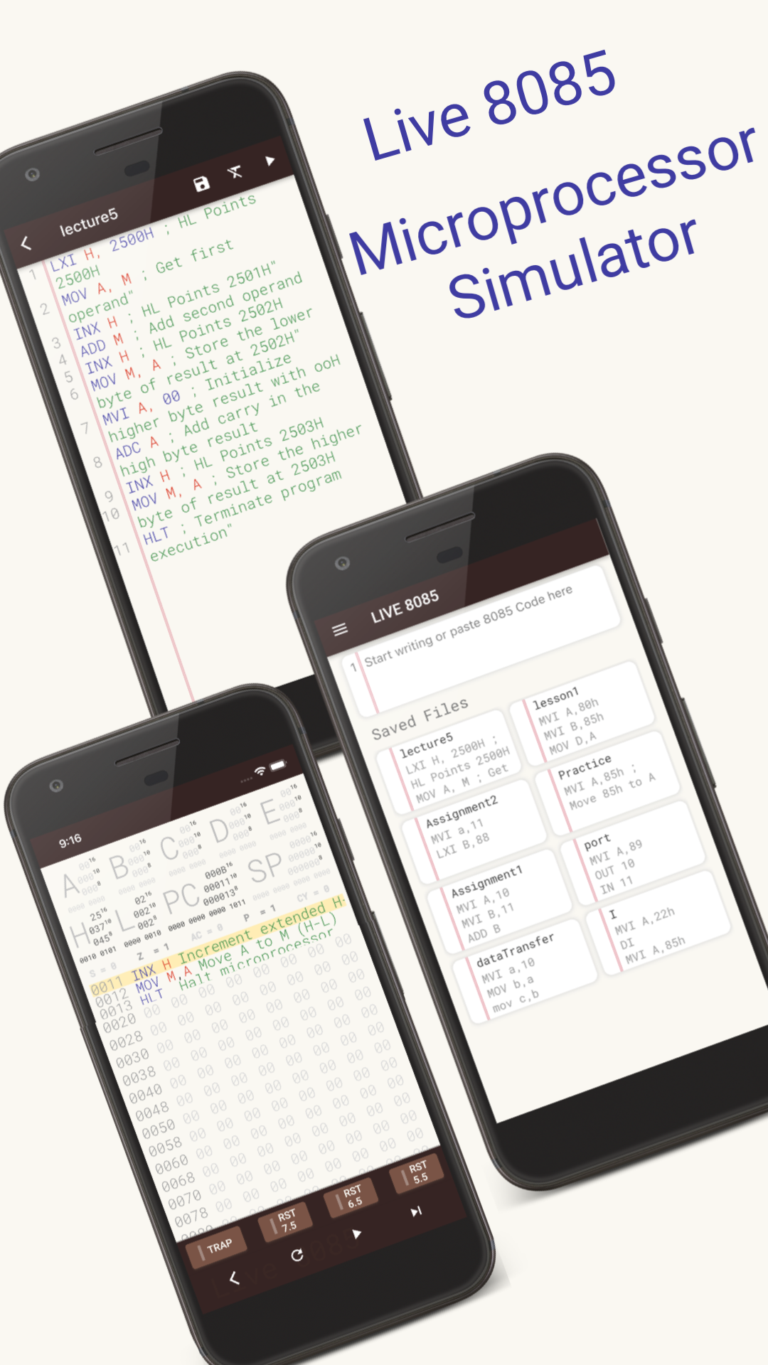 Live 8085 - 8085 Microprocessor simulator | It's All Widgets!